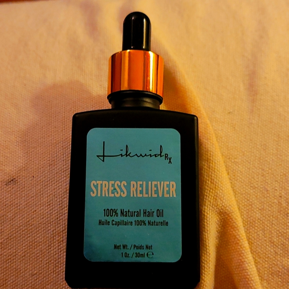 Stress reliever hair oil